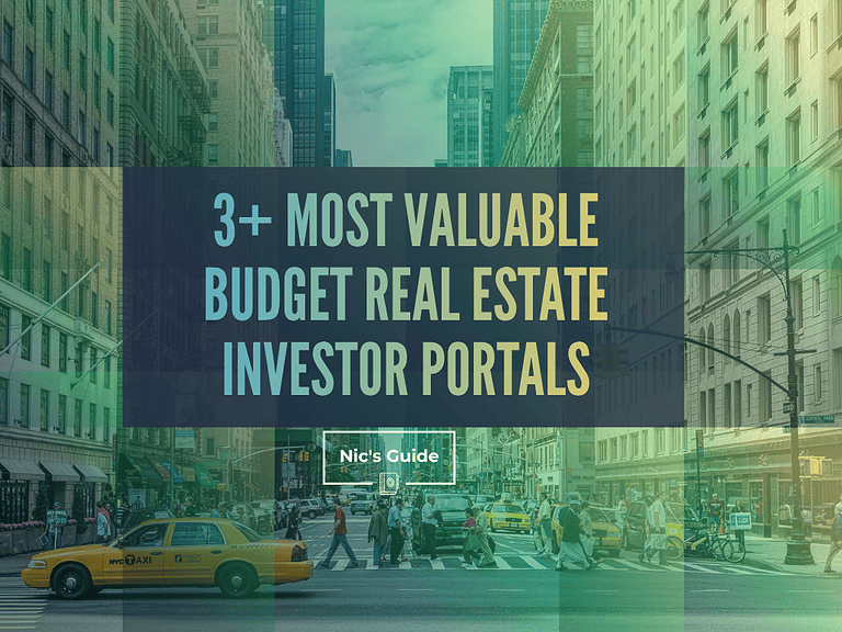 3+ Most Valuable Budget Real Estate Investor Portals