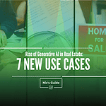 Rise of Generative AI in Real Estate: 7 New Use Cases generative AI in real estate