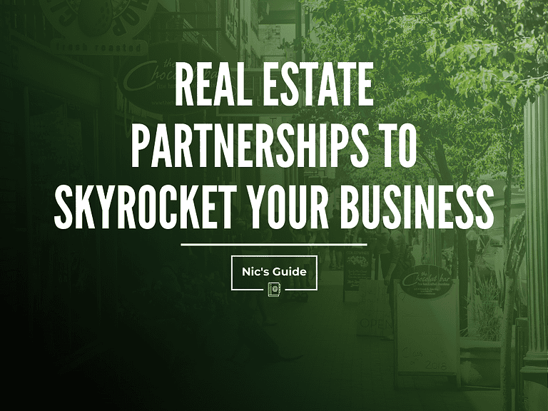 Real Estate Partnerships To Skyrocket Your Business