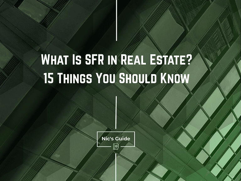 What Is SFR in Real Estate? 15 Things You Should Know
